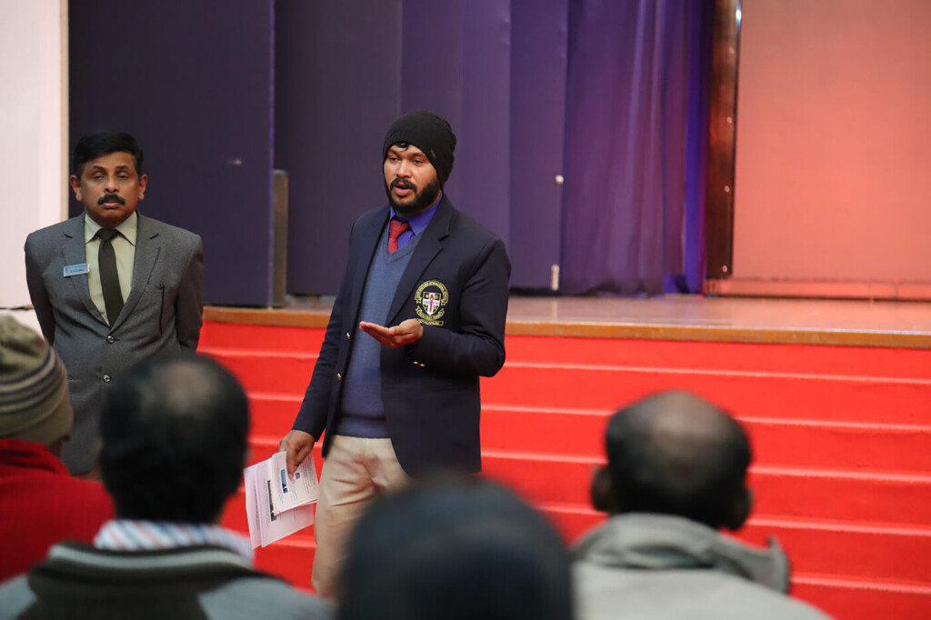 awareness session for workers conducted by pct foundation