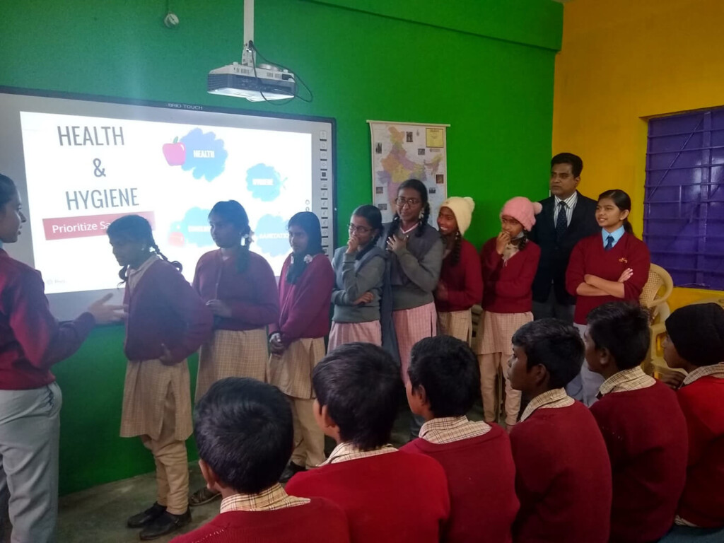 ghss nanjanadu - health and hygiene session project