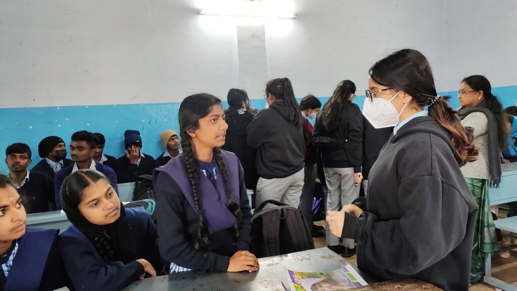 gr 12 student visit to ghss in ooty