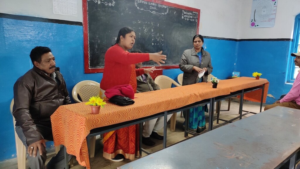 gr 12 student visit to ghss nanjanadu ooty