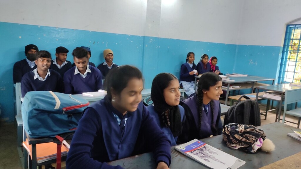 gr 12 student visit to ghss ooty