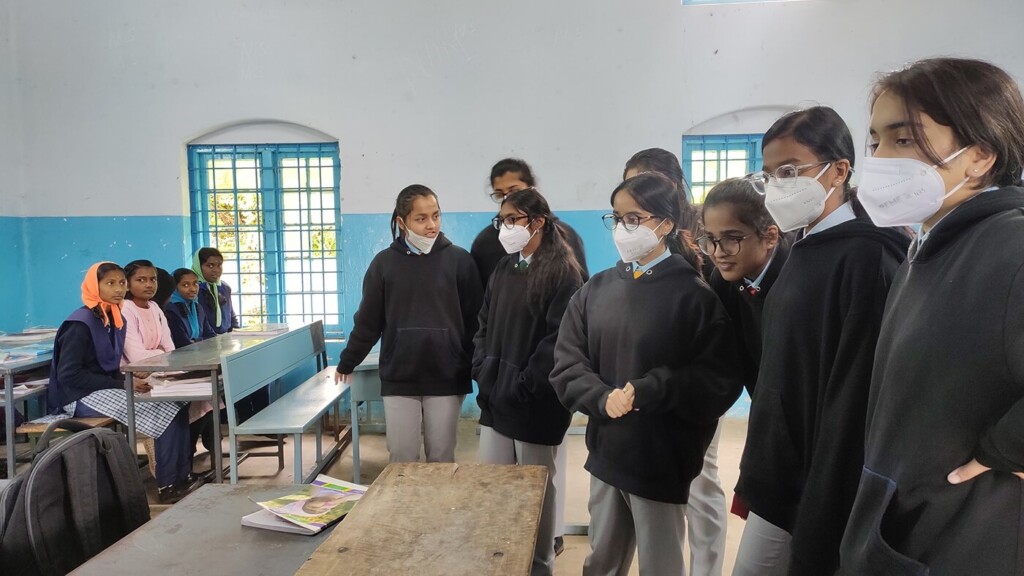 gr 12 student visit to ghss ooty nanjanadu