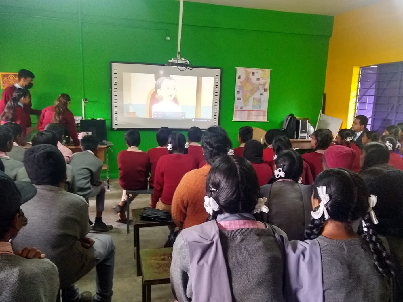 health and hygiene session - ghss nanjanadu