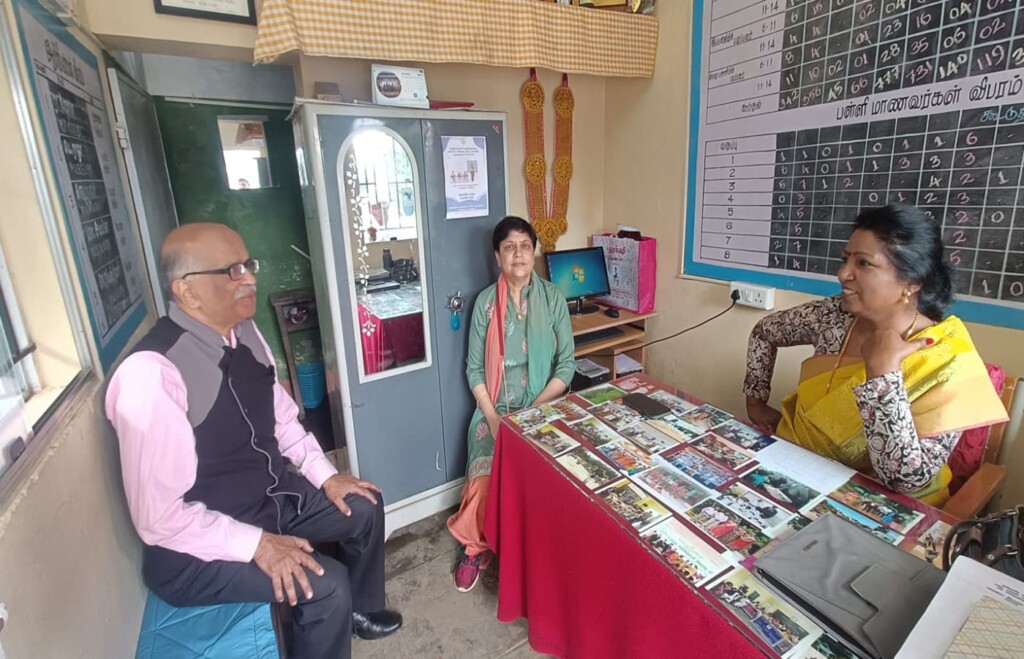 p c thomas marlimund odaikadu school visit